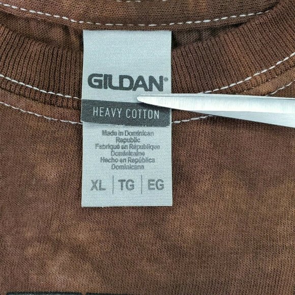 Brown Grateful Dead Reprint Tye Dye Gildan Heavy %100 Cotton XL T Shirt - Picture 7 of 11